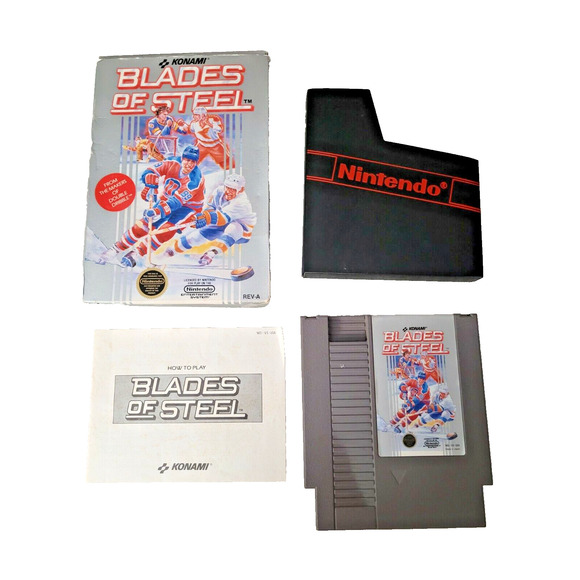 Blades of Steel Nintendo NES Boxing Video Games for sale | eBay Vintage 1988 Blades of Steel NES Nintendo Complete Box Hockey Sleeve